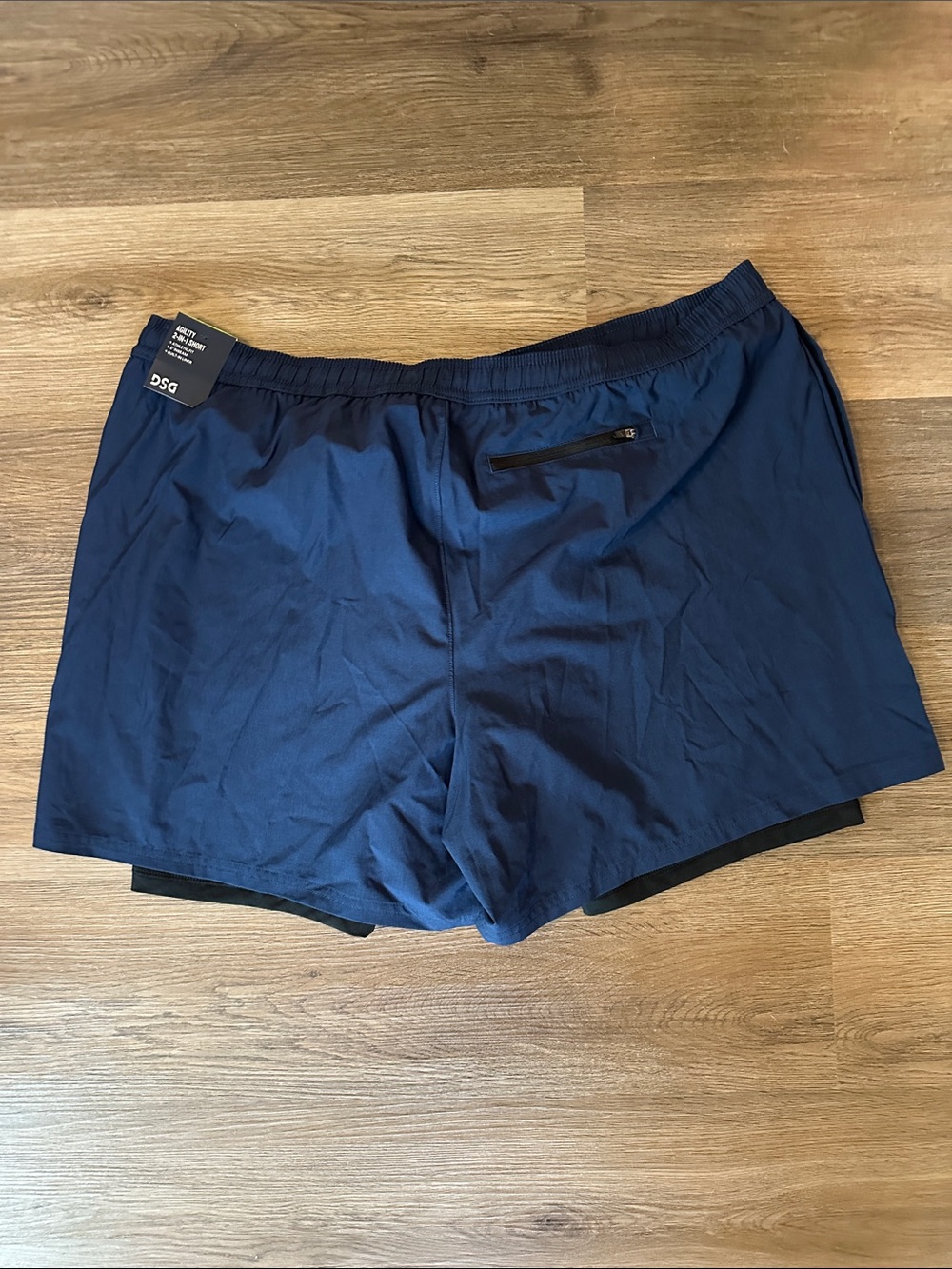 Men's Navy Performance Running Shorts